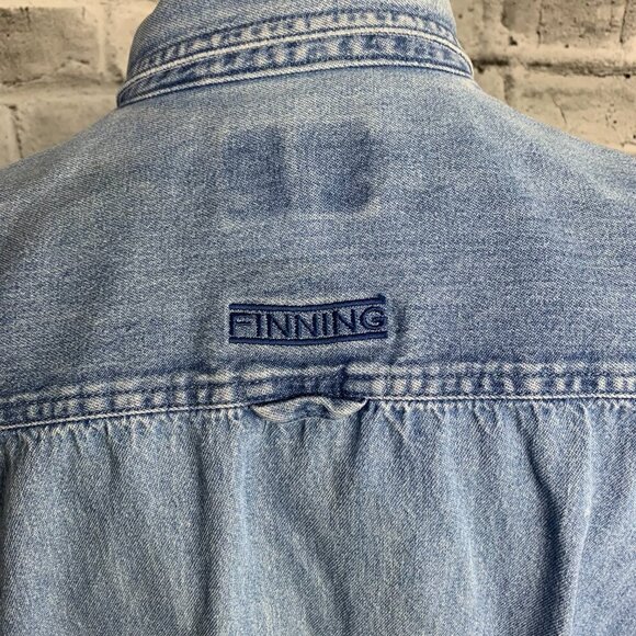 Vintage Caterpillar Denim Cut-Off Shirt - Picture 5 of 10